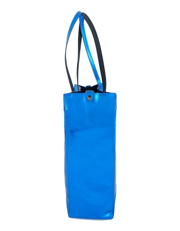 SHOPPER IN ECOPELLE BLU