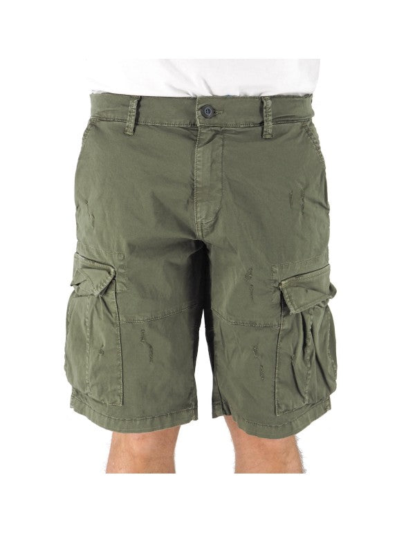Dsq Cargo Bermuda Shorts In Cotton
