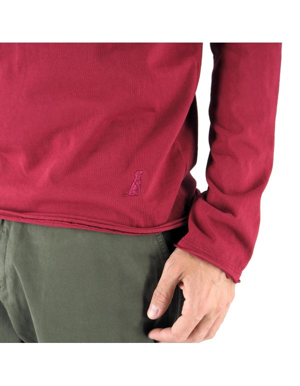 T-Shirt A Manica Lunga Siviglia Bordeaux
