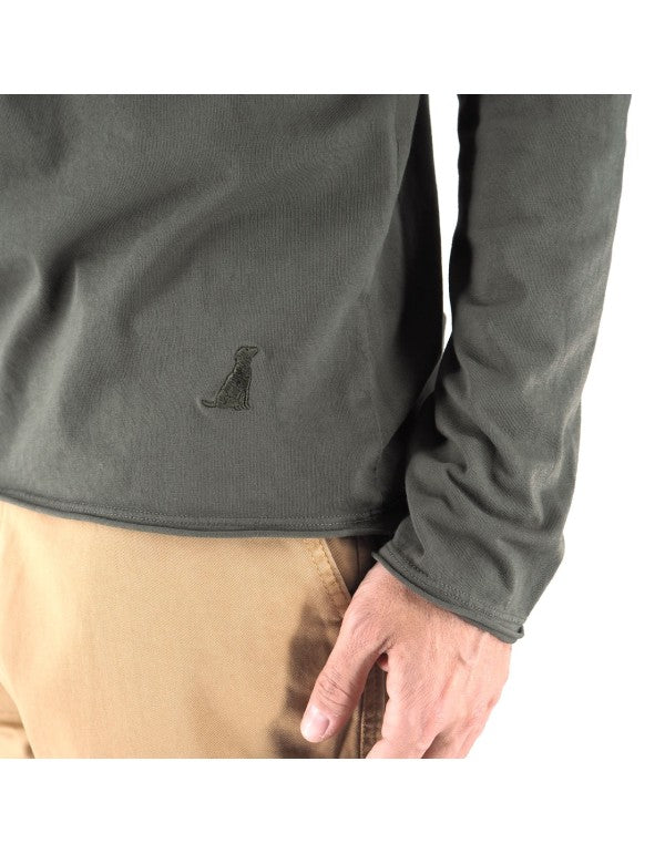 T-Shirt A Manica Lunga Siviglia Verde Scuro