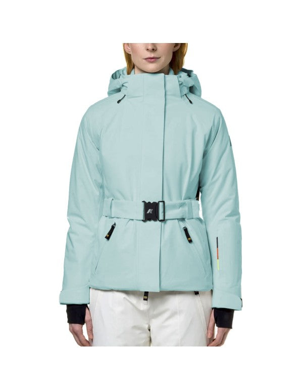 Giacca Da Sci Chevril Micro Twill 2 Layers Blue Avio