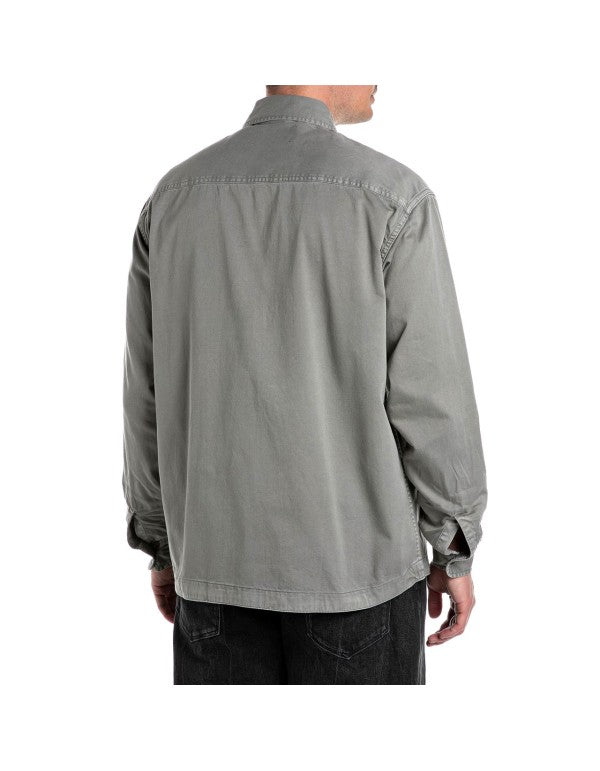 Camicia Relaxed Fit Grey Military