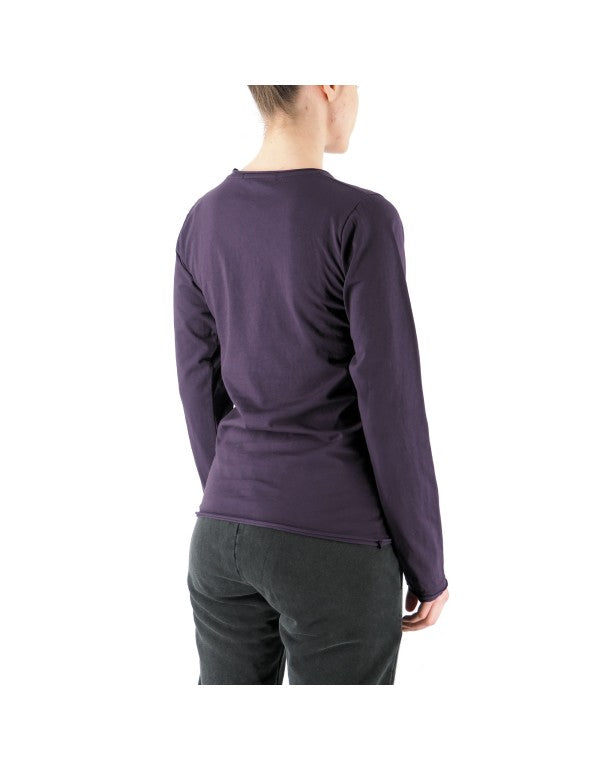 T-Shirt A Manica Lunga Alicante Viola Scuro