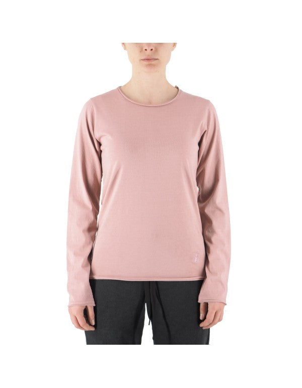 T-Shirt A Manica Lunga Alicante Rosa Antico