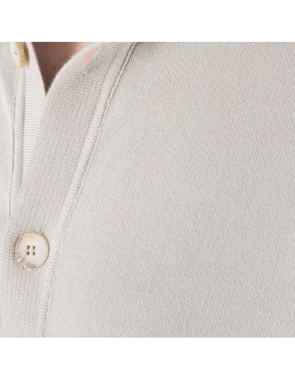 Cardigan 100% Cotone Malpasso Beige