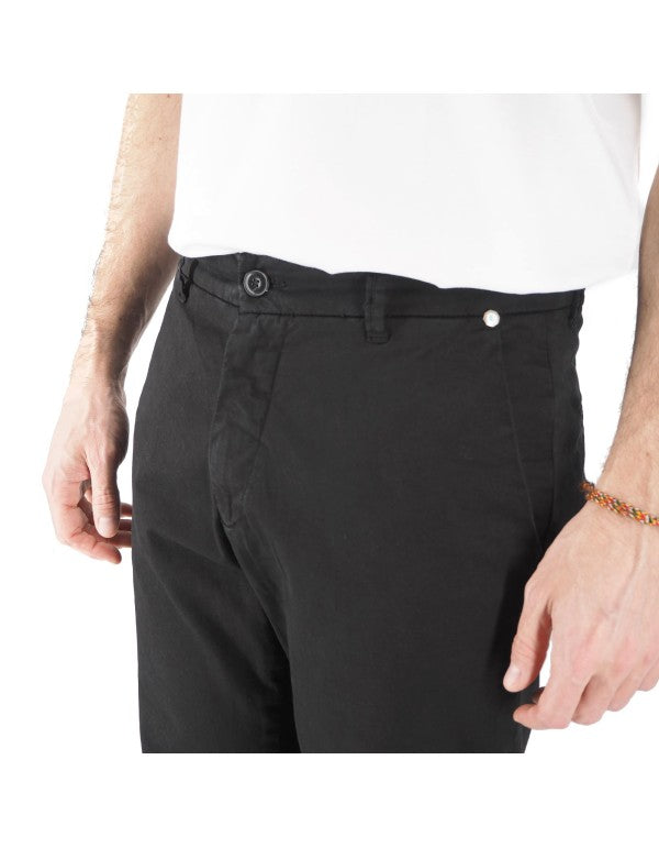Pantalone Chino Capri Nero