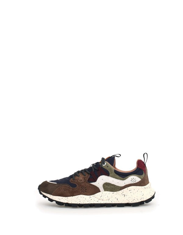 Yamano 3 Sneakers in Suede and Technical Fabric 3d31