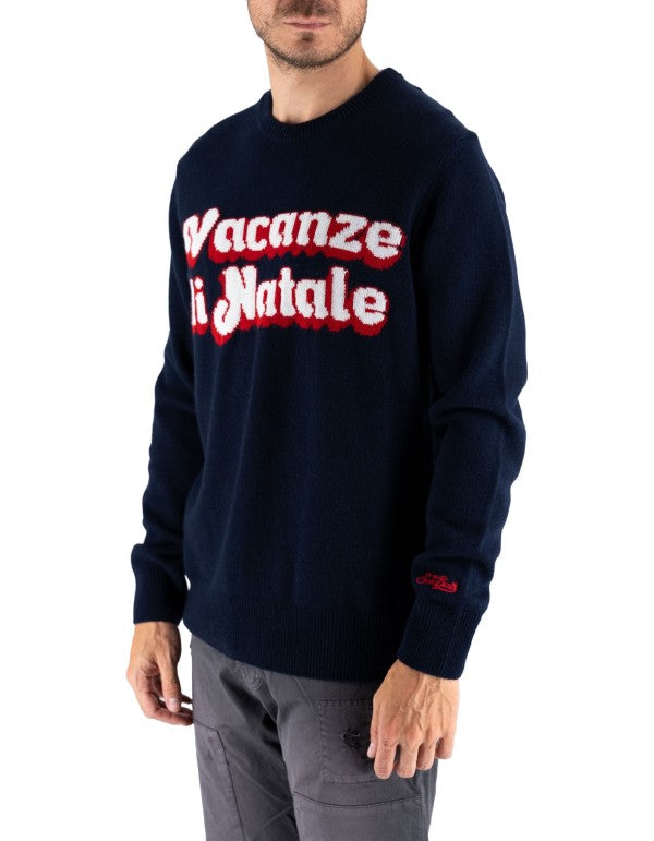 Maglia Heron Vacanze di Natale Blu