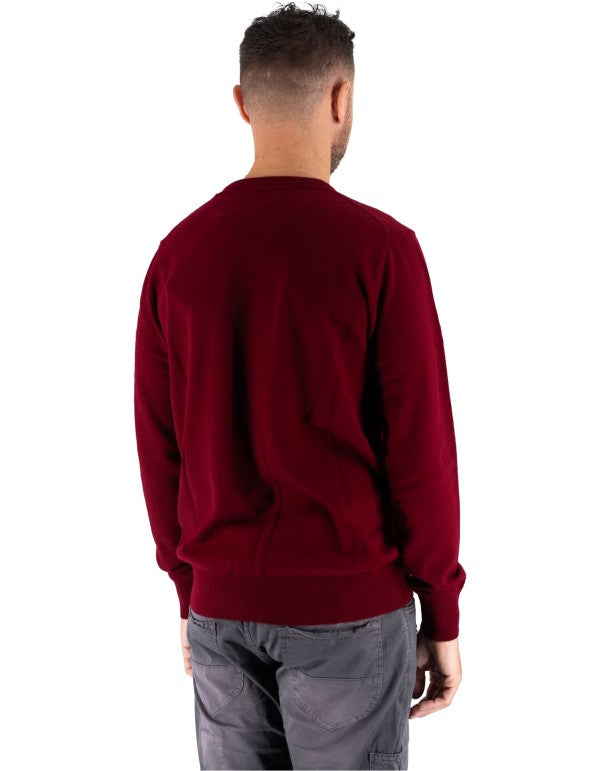 Maglia Regent Merino Cashmere Bordeaux