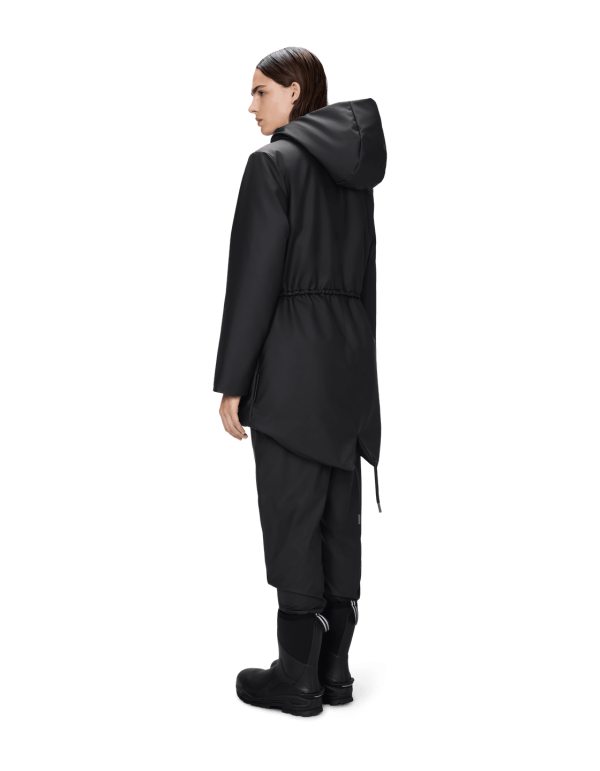 String W Parka Black