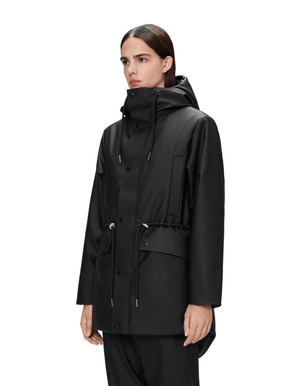 String W Parka Black