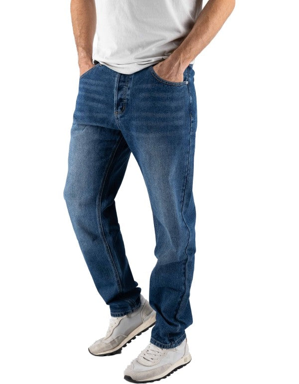 Denim 5 Pocket Regular Dark Blue