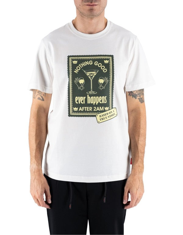 T-shirt Uomo Nothing Good Off-white