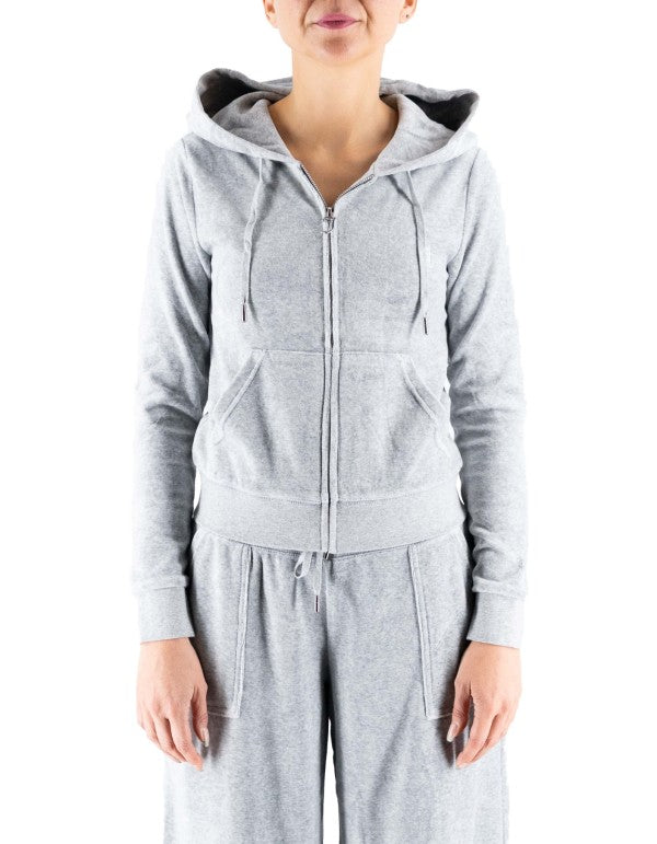 Felpa Full Zip Modello Robertson Grigia