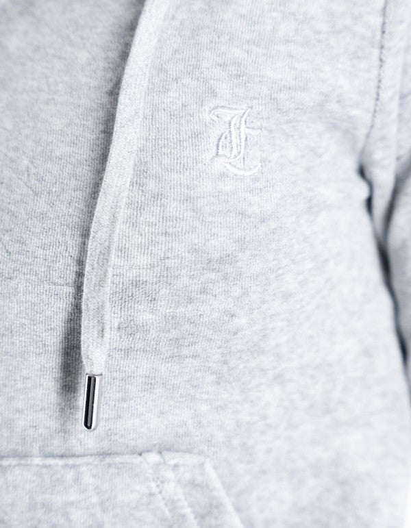 Felpa Full Zip Modello Robertson Grigia