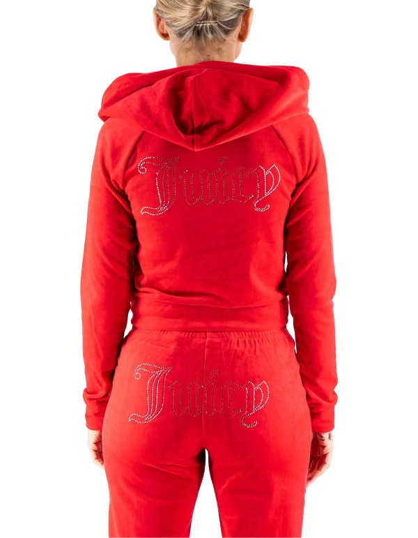 Felpa Full Zip Madison Outline Rossa