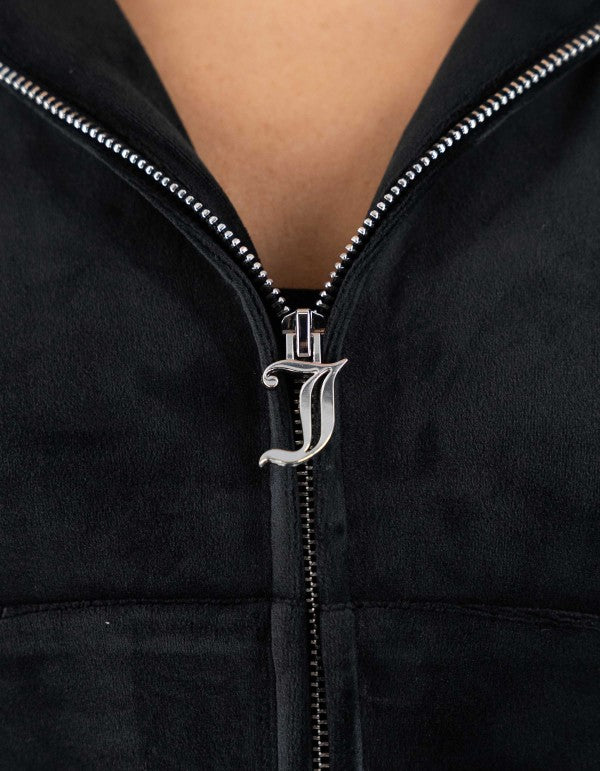 Felpa Full Zip Madison Outline Nera