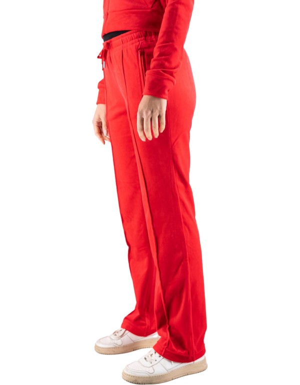 Pantalone In Felpa Tina Outline Rosso