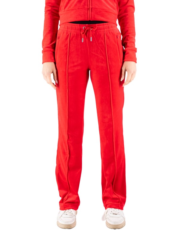 Pantalone In Felpa Tina Outline Rosso