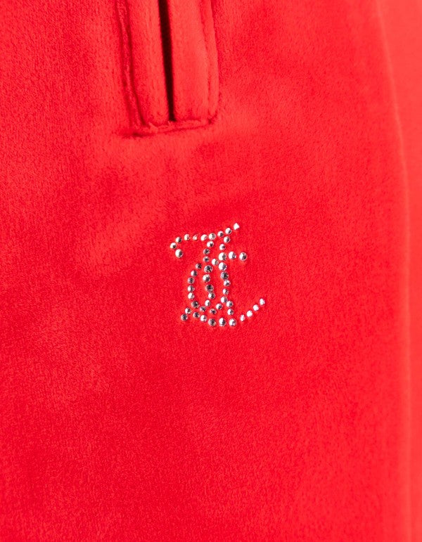 Pantalone In Felpa Tina Outline Rosso