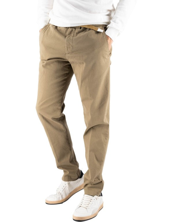 Pantalone Greg In Cotone Olive Green