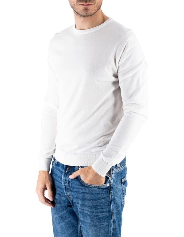 Maglia 100% Cotone Corniglia Panna