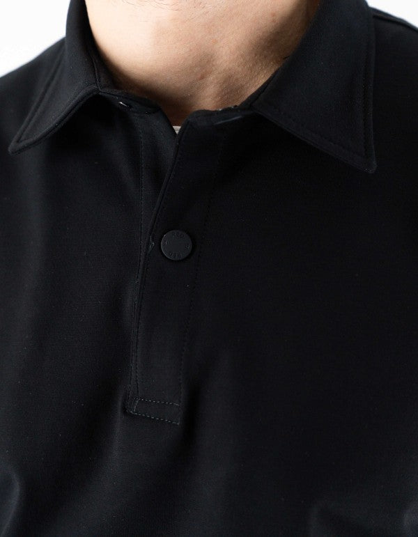 Polo Uomo Tinta Unita Nero