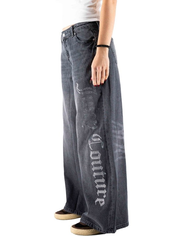 Jeans Diamante Wide Leg
