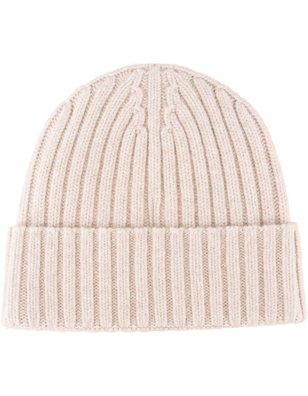Wengen Wool Beige Beanie