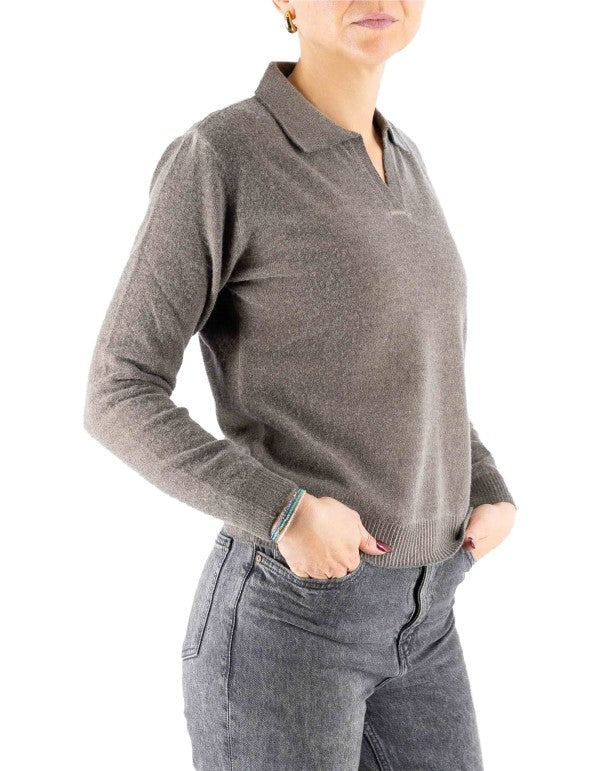 Inari Turtleneck Knit Polo