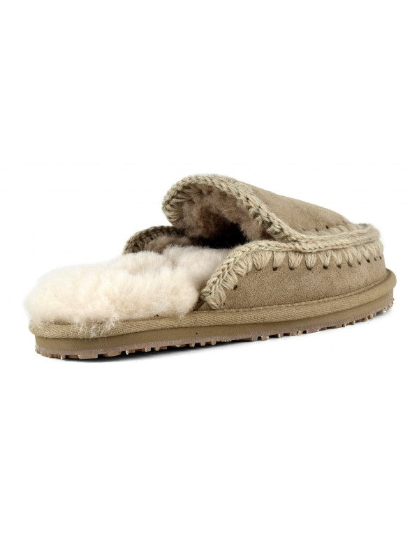 Slipper Full Eskimo Stitch Camel