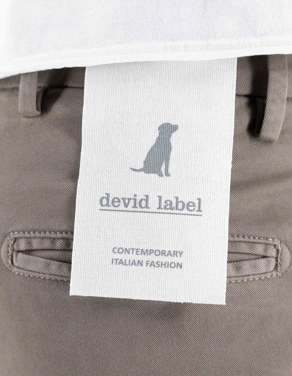 Classic Chino Trousers in Dove Grey