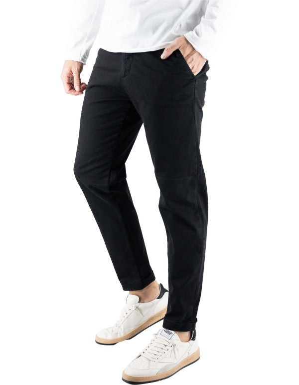 Pantalone Chino Classic Nero