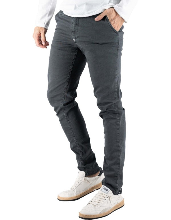 Pantalone Mirtos Skinny Grigio Scuro