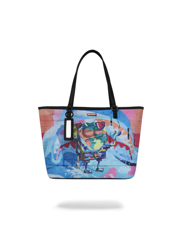 Painted Spongebob Tote