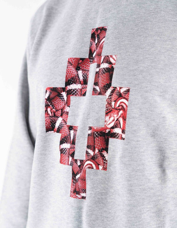 Felpa Girocollo Snake Grigio