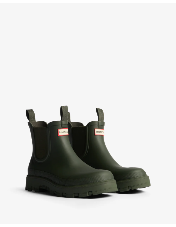 Unisex Elements Elastic Chelsea Boot Dark Olive