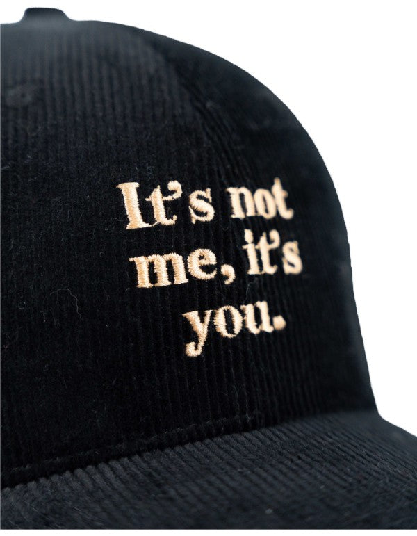 Cappello In Velluto Ricamo It's You nero