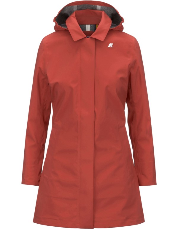 Trench Mathy Bonded Jersey Orange Brownish