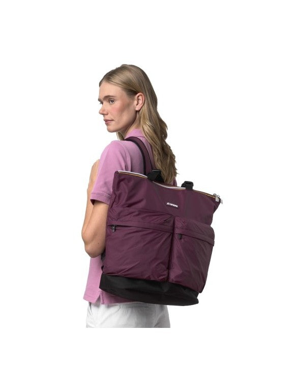 Shopping Bag Noam Violet Mauve Wine