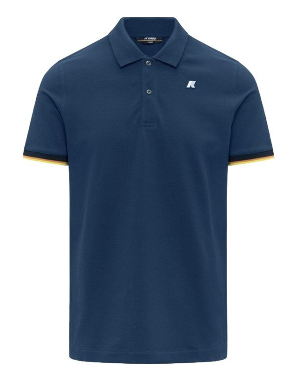 Polo Vincent Pique Blue Insignia