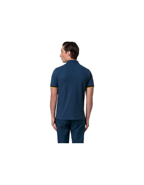 Polo Vincent Pique Blue Insignia