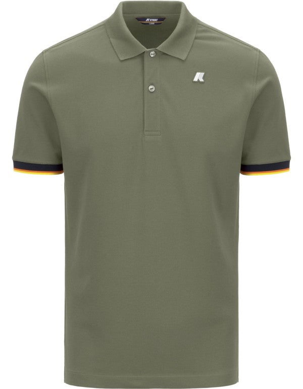 Polo Vincent Pique Green Lichen
