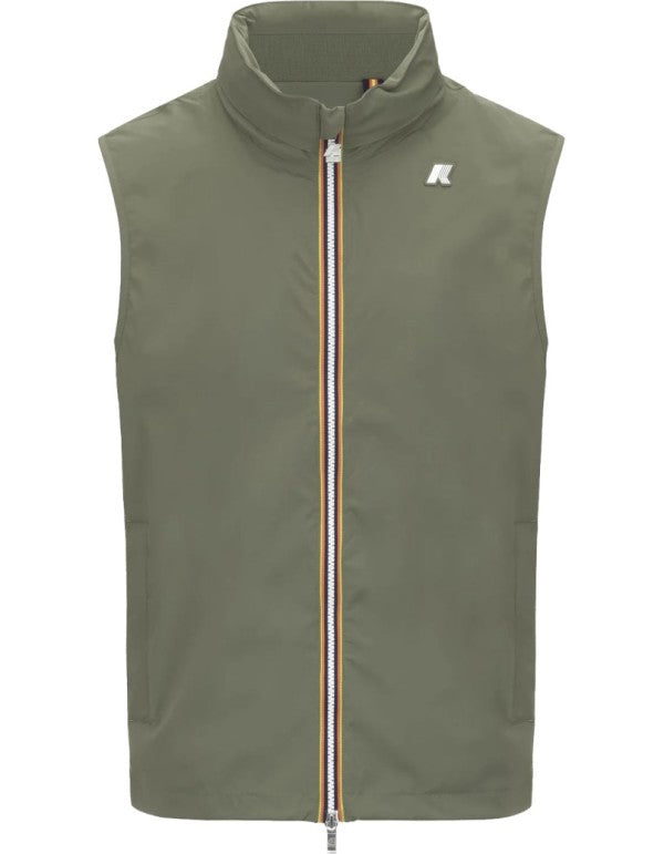Valen Stretch Nylon Jersey Green Lichen Vest