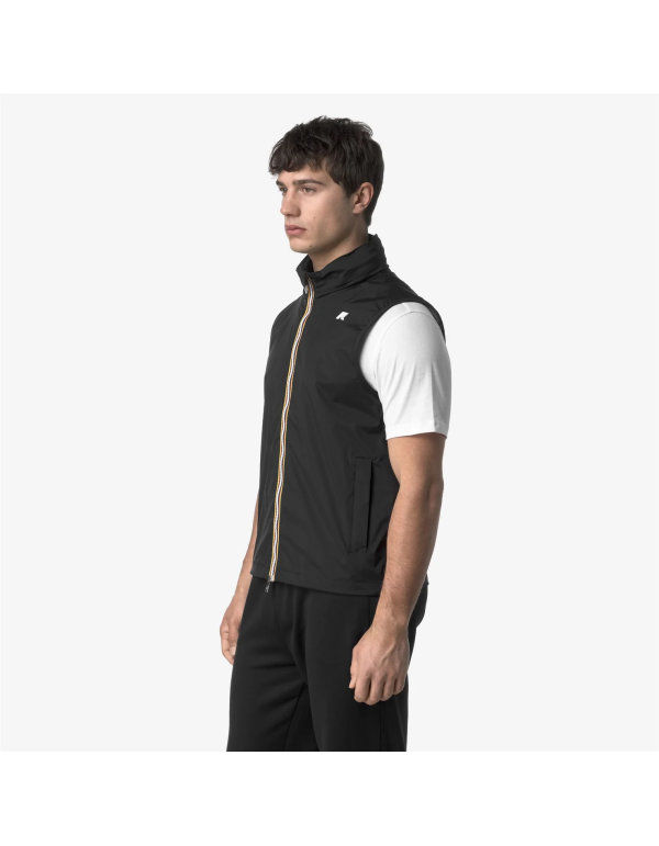 Valen Stretch Nylon Jersey Vest Blue Depth