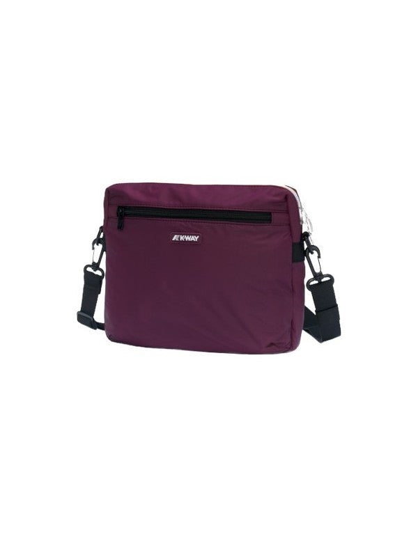 Moire Violet Mauve Wine Bag