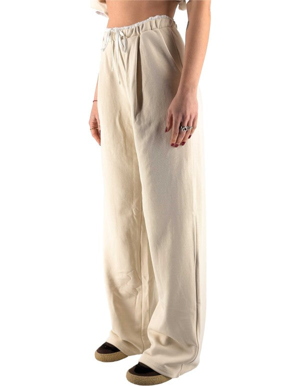Ivory Sweatshirt Trousers Ma148