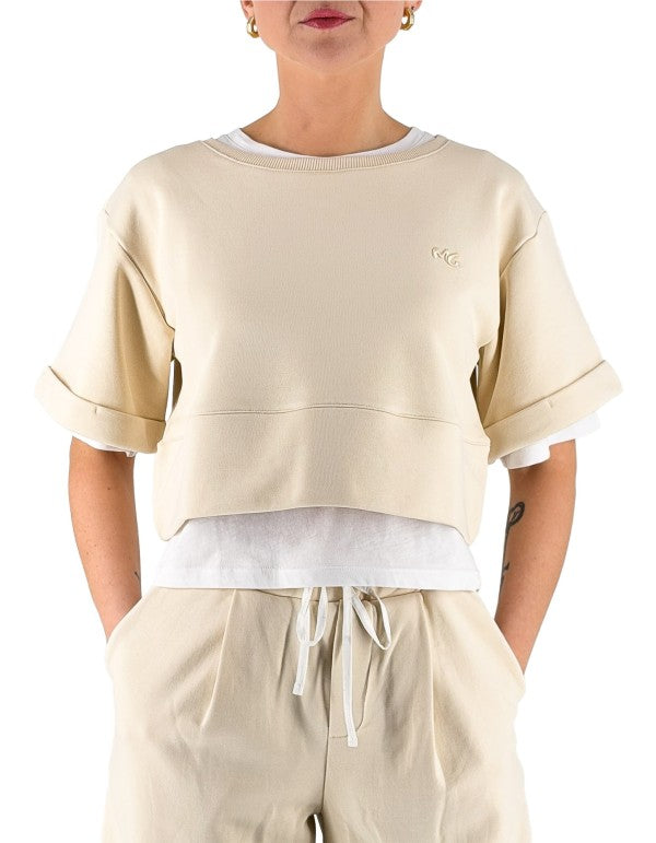 Ivory T-shirt Sweatshirt Ma148