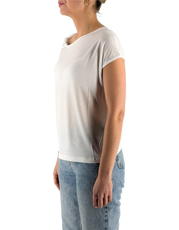 T-shirt Con Nodo Bianca Ma148