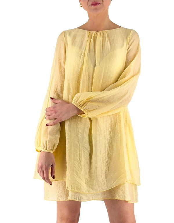 Lemonade Ma658 Double Ruffle Dress